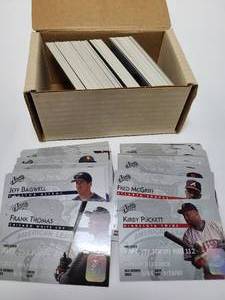 lot 178 image: Complete 1995 Donruss Studio Baseball Card Set