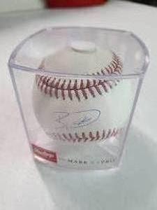 lot 1 image: Signed Bobby Witt Jr Official Major League Baseball with James Spence JSA Authentication