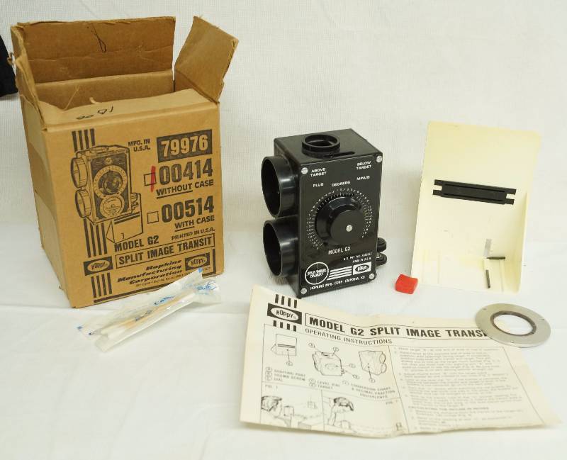 lot 1059 image: HOPPY Split Image Transit Model G2 #00414 - w original box and instruction manual