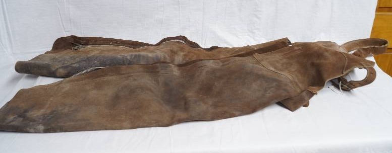 lot 9128 image: Pair of Leather Chaps