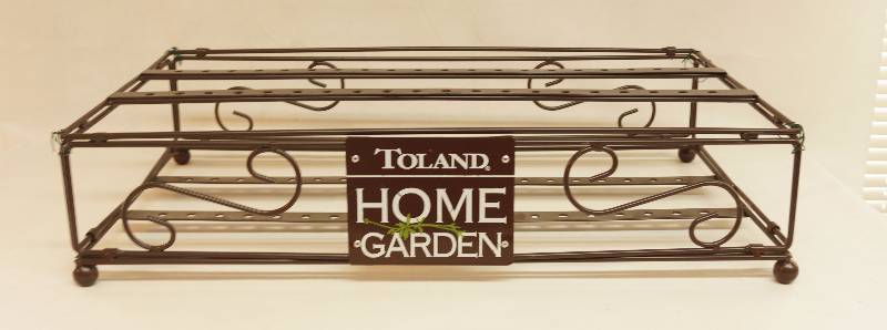 lot 5298 image: Commercial Wire Rack - Brown swirly