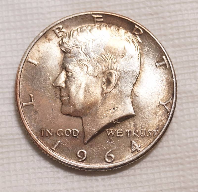 lot 9218 image: 1964 Kennedy Half Dollar Coin - Collect Coins - Its Fun