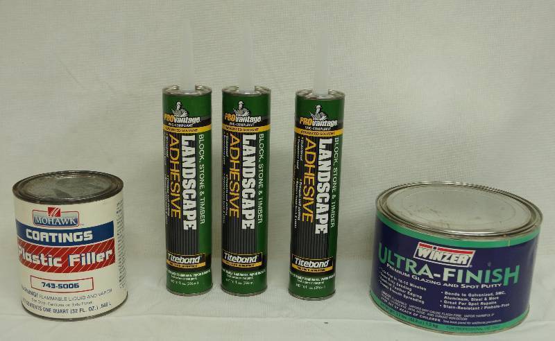 lot 6227 image: Plastic Filler - LandScape Adhesive - Glazing and Spot Putty
