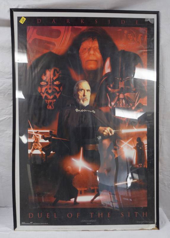 lot 9152 image: Star Wars Poster - Full Size - Duel of the Sith
