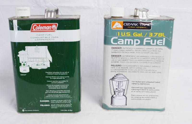 lot 9162 image: Lot of 2 Containers of Camping Fuel - Each is mostly full