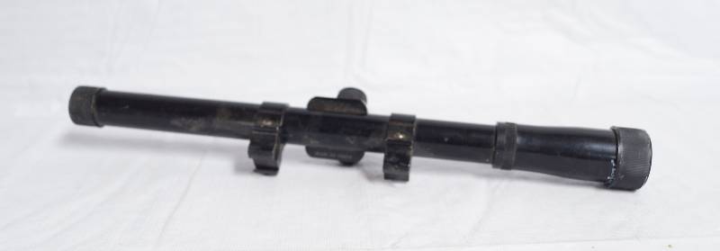 lot 9052 image: Daisy BB Airgun Gun Scope 4X15 w lens caps - nice