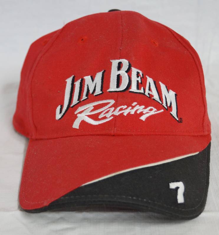 lot 4142 image: Jim Beam Racing Adjustable Ball Cap #7 Robby Gordon Motorsports
