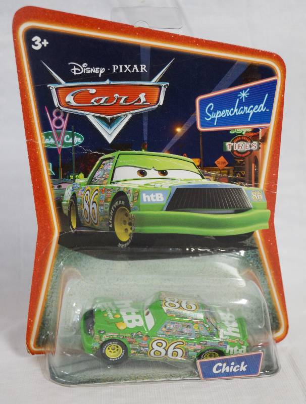 lot 7336 image: Disney Pixar Cars Die Cast Supercharged Edition Chick toy car Mattel Series 2 - NEW in Original Package