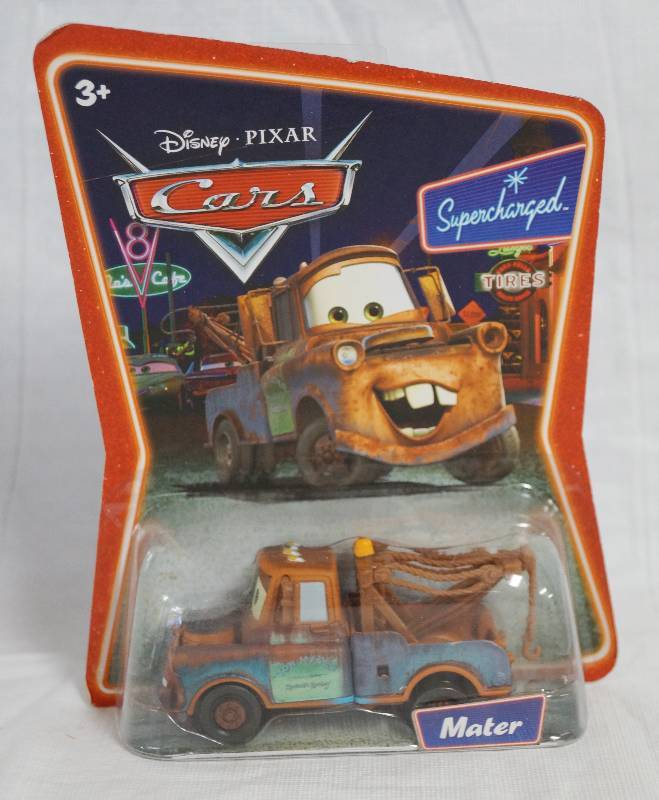 lot 7339 image: Disney Pixar Cars Die Cast Supercharged Edition Mater toy car by Mattel Series 2  NEW in Original Package