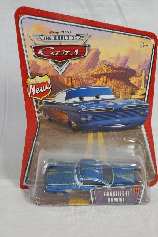 lot 7344 image: Disney Pixar Cars Die Cast Ghostlight Ramone #14 toy car Mattel Series 3 - NEW in Original Package