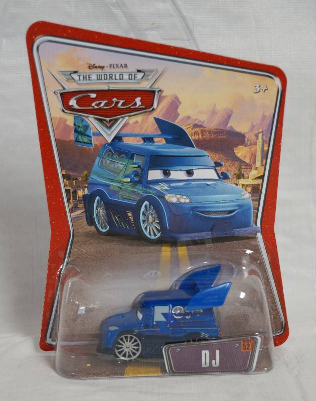 lot 7353 image: Disney Pixar Cars Die Cast DJ #52  toy car Mattel Series 3 - NEW in Original Package
