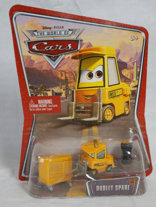 lot 7355 image: Disney Pixar Cars Die Cast Dudley Spare #68 toy car Mattel Series 3 - NEW in Original Package