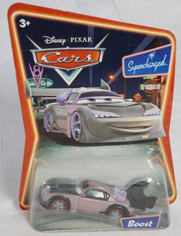 lot 7357 image: Disney Pixar Cars Die Cast toy Supercharged Edition Boost by Mattel Series 2 - NEW in Original Package