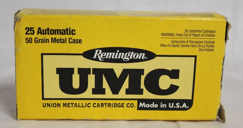 Remington Union Metallic Cartridge Co. - 25 Automatic Ammo! Qty of