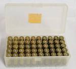 Bullseye Ammo Box filled w/ 45 Automatic Bullets!! Quantity of 50 Cartridges!