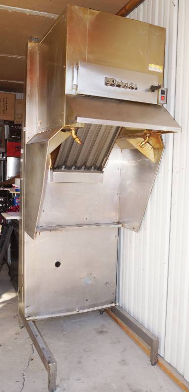 lot 4207 image: BK Industries Commercial Ductless Fryer Portable Ventless Hood w fire suppression system - WORKS - SEE VIDEOS