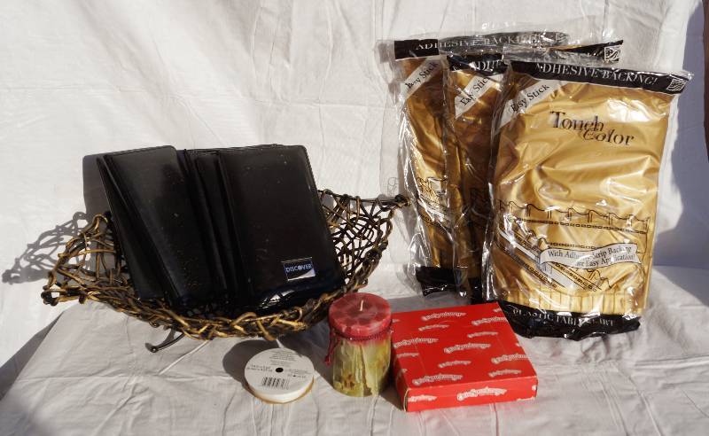 lot 4117 image: Assortment of Restaurant Goods- Discover Guest Check Booklets, Adhesive Backing, and MORE