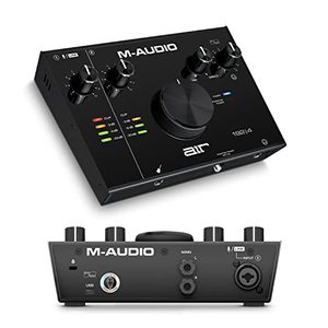 lot 52077 image: M-Audio AIR 192x4 USB C Audio Interface for Recording, Podcasting, Streaming with Studio Quality Sound, 1 XLR in and Music Production Software-Retail-$119.99