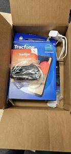 lot 52103 image: Track phone 6.5 inch samsung galaxy A02 smartphone with 1500 talk text data blue medallion 11-00A006-Retail-$89.99