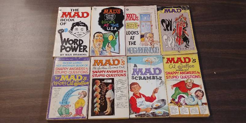 lot 237 image: Mad Magazine Vintage Book Lot