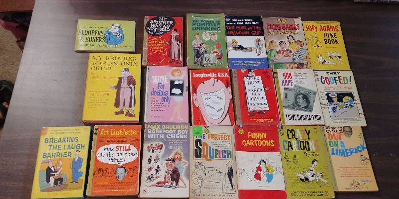lot 242 image: Vintage and Antique Comedy Book Lot