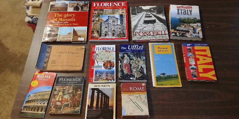 lot 279 image: Italy and Italian Related Book and Travel Lot