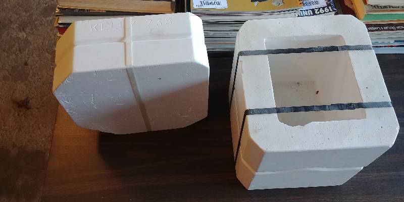 lot 7242 image: Plaster Ceramic Cast Molds