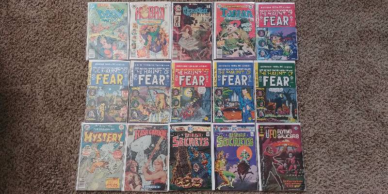 lot 1099 image: Vintage DC Comic Book Lot (Haunt of Fear, Secrets, Mystery, more...)
