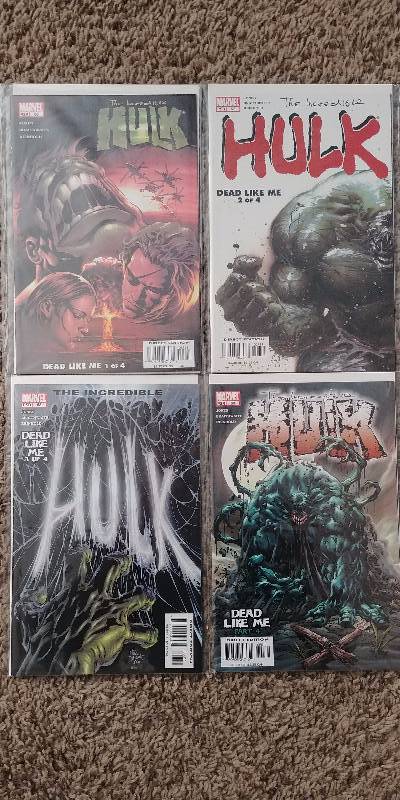lot 1101 image: Hulk Comic Book Lot (Dead Like Me 4 Part Series)