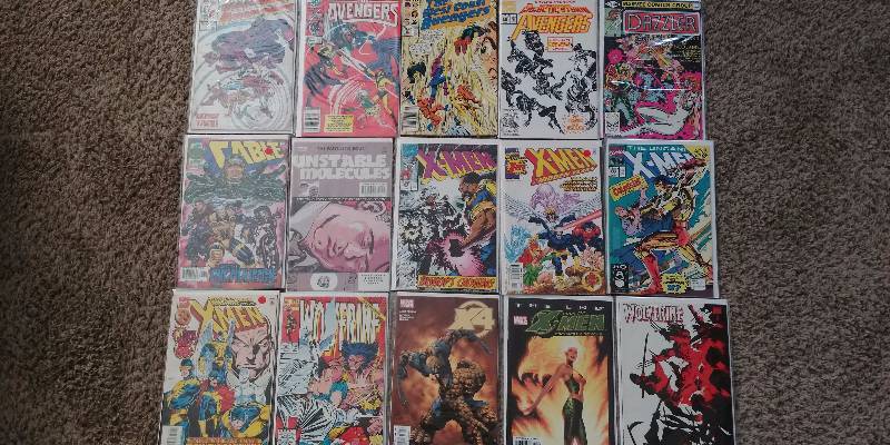 lot 1104 image: Comic Book Lot Marvel Lot X-Men, More