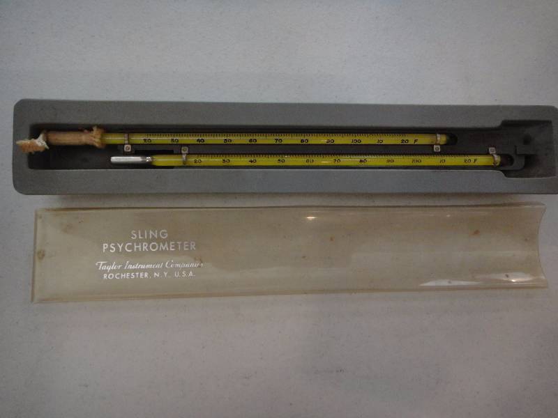 lot 1158 image: Vintage Taylor Sling Psychrometer