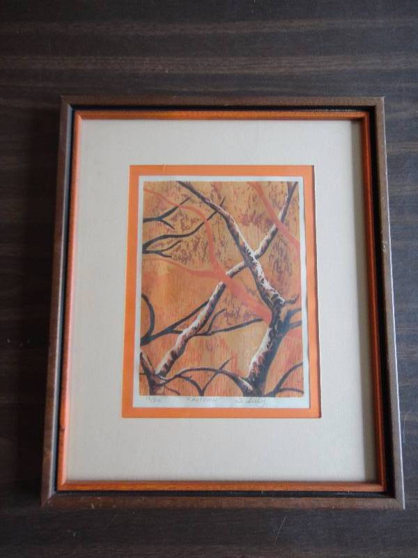 lot 136 image: Autumn #1222 Hand Signed and Numbered Artwork S. Sielig