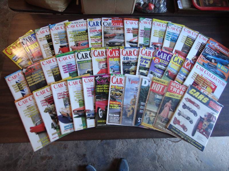 lot 1440 image: HUGE Car Collector Magazine Lot with VINTAGE Hot Rod Magazines