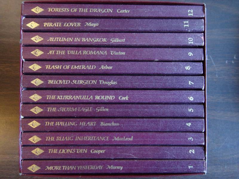 lot 1448 image: Harlequin Romance Books Novels Premiere Editions #1 - #12 Box Set
