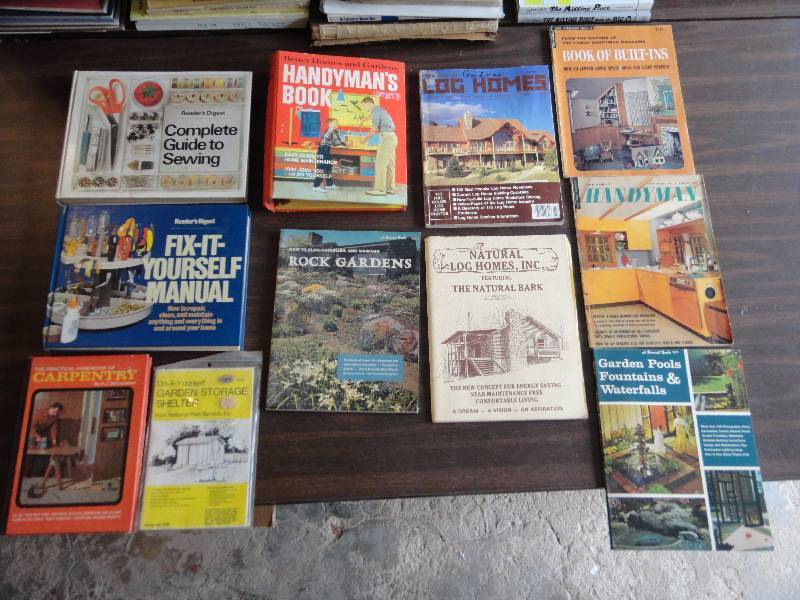 lot 181 image: Handyman Book Lot, Some Vintage