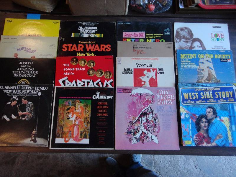 lot 1887 image: VINTAGE SOUNDTRACK AND BROADWAY RECORD ALBUM LOT