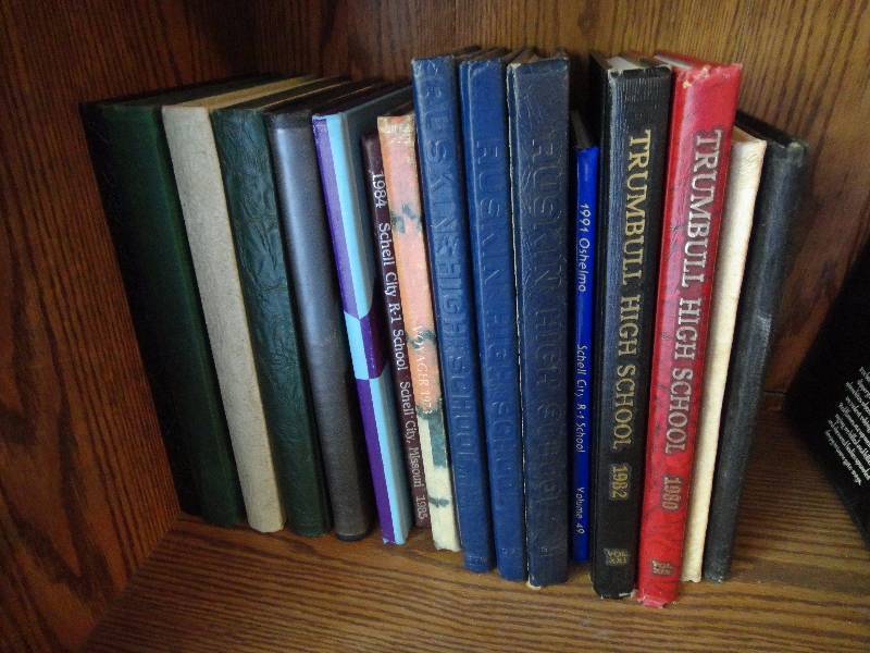 lot 2193 image: Lot of Vintage Yearbooks, 1950s to the present.