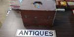 Antiques Sign and Vintage Carrying Case