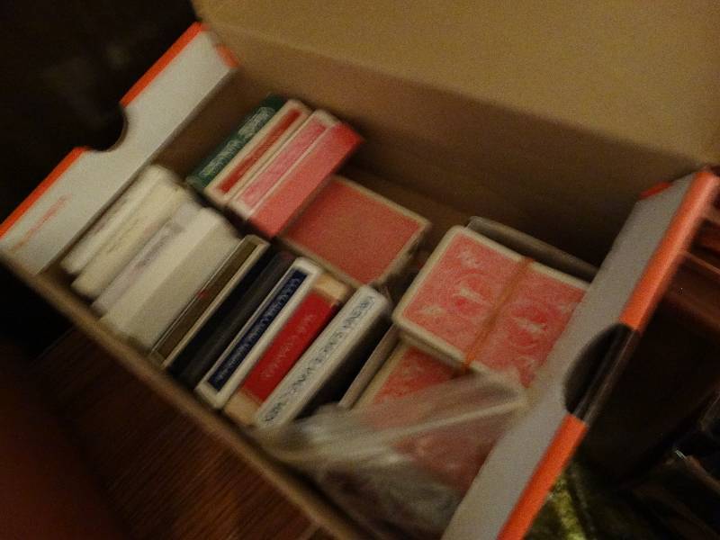 lot 673 image: Box of playing cards