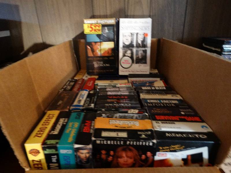 lot 741 image: Large lot of various VHS movies