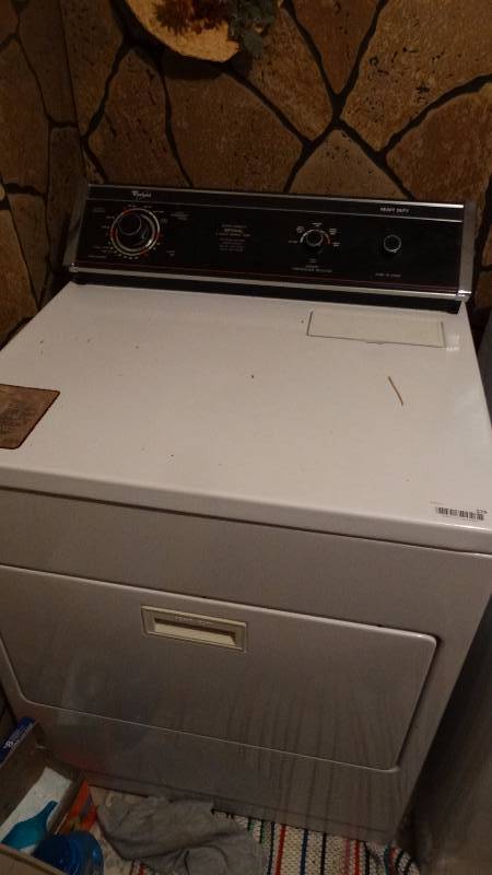 lot 579 image: Whirlpool electric dryer