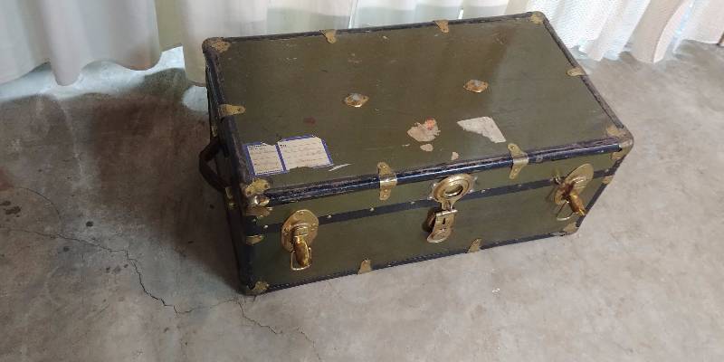 Vintage US Military Trunk - Homestead Seattle