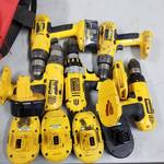 Huge Dewalt drill and battery selection, get it all!