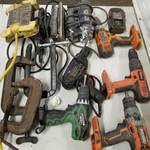 Drills, C-Clamps, Rotozip and more