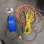 Lot of extension cords and roll of twisties