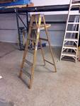 wooden 6 foot step ladder