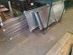 lot of wire racking and shelving