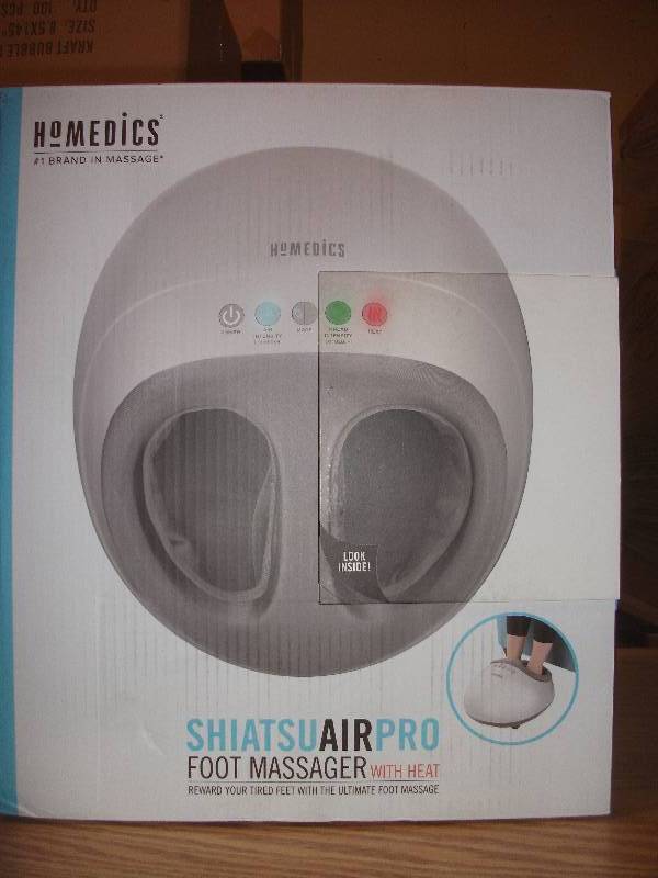 lot 3214 image: HoMedics Shiatsu Foot Massager with Heat, Air Pro