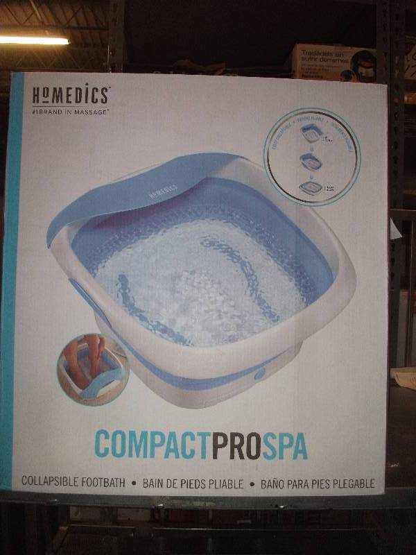 lot 3040 image: HoMedics Compact Pro Spa Collapsible Footbath with Heat