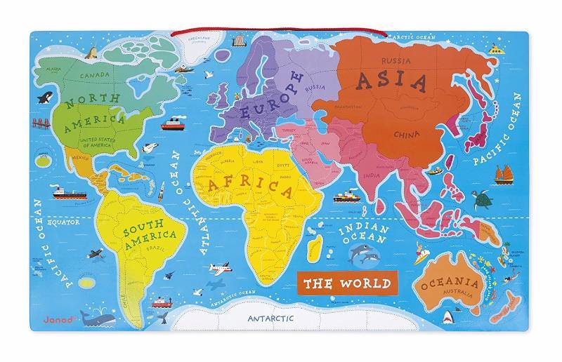 lot 3153 image: Magnetic World Puzzle English Edition